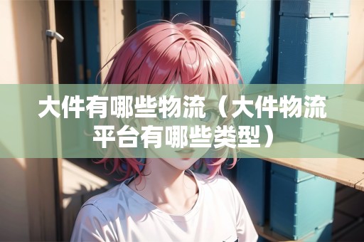 大件有哪些物流（大件物流平臺(tái)有哪些類型）