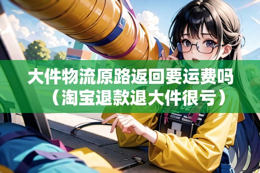 大件物流原路返回要運(yùn)費(fèi)嗎（淘寶退款退大件很虧）