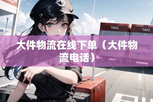 大件物流在線下單(大件物流電話) 大件物流在線下單(大件物流電話)