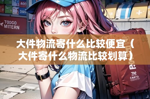 大件物流寄什么比較便宜（大件寄什么物流比較劃算）