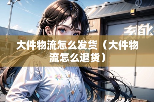 大件物流怎么發(fā)貨（大件物流怎么退貨）