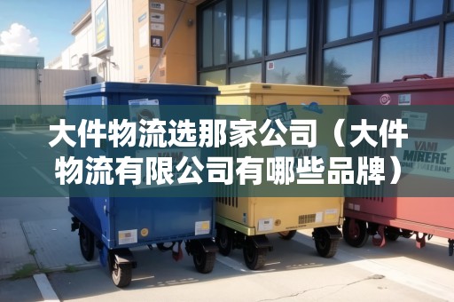 大件物流選那家公司（大件物流有限公司有哪些品牌）