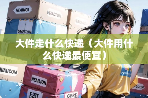大件走什么快遞（大件用什么快遞最便宜）