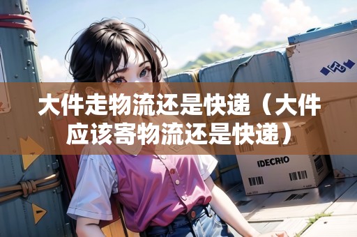 大件走物流還是快遞（大件應該寄物流還是快遞）