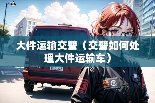 大件運輸交警（交警如何處理大件運輸車）