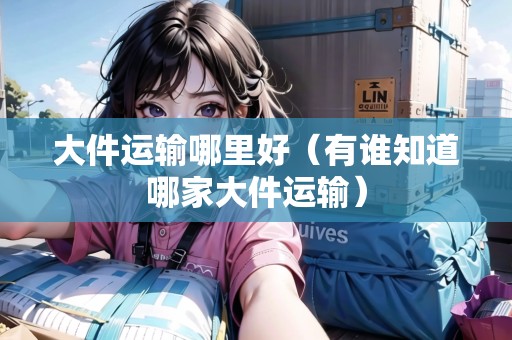 大件運(yùn)輸哪里好（有誰知道哪家大件運(yùn)輸）
