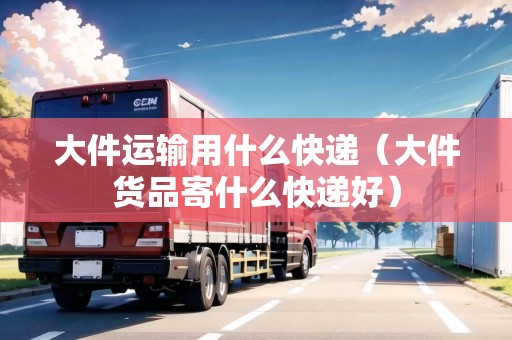 大件運輸用什么快遞（大件貨品寄什么快遞好）