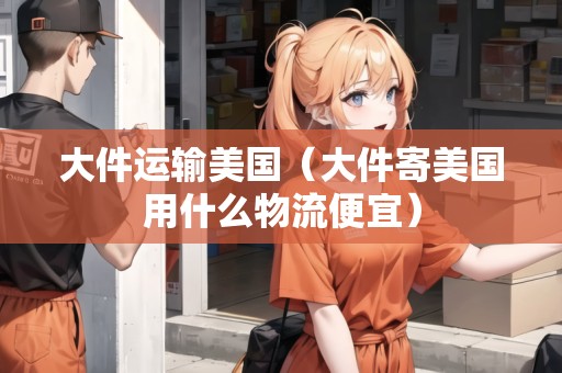 大件運(yùn)輸美國（大件寄美國用什么物流便宜）
