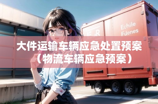 大件運(yùn)輸車輛應(yīng)急處置預(yù)案(物流車輛應(yīng)急預(yù)案) 大件運(yùn)輸車輛應(yīng)急處置預(yù)案(物流車輛應(yīng)急預(yù)案)