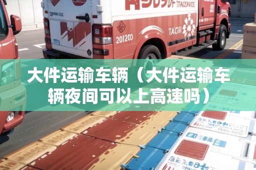 大件運輸車輛(大件運輸車輛夜間可以上高速嗎) 大件運輸車輛(大件運輸車輛夜間可以上高速嗎)