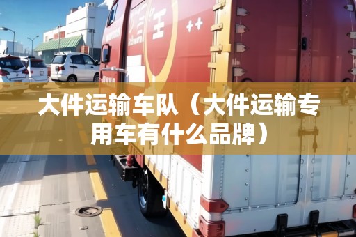 大件運(yùn)輸車隊(duì)(大件運(yùn)輸專用車有什么品牌) 大件運(yùn)輸車隊(duì)(大件運(yùn)輸專用車有什么品牌)