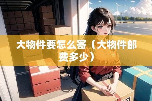 大物件要怎么寄（大物件郵費(fèi)多少）