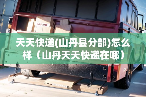 天天快遞(山丹縣分部)怎么樣（山丹天天快遞在哪）