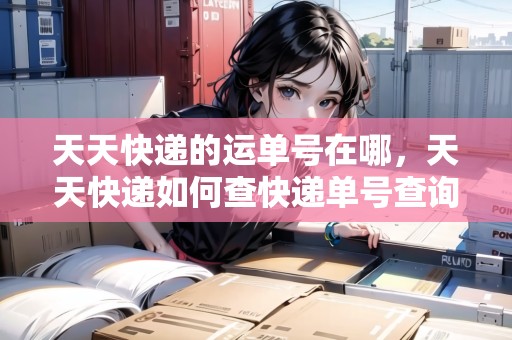 天天快遞的運(yùn)單號(hào)在哪，天天快遞如何查快遞單號(hào)查詢
