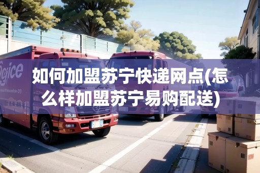 如何加盟蘇寧快遞網(wǎng)點(怎么樣加盟蘇寧易購配送) 如何加盟蘇寧快遞網(wǎng)點(怎么樣加盟蘇寧易購配送)