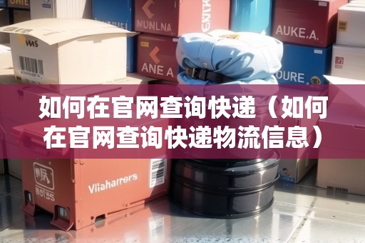 如何在官網(wǎng)查詢快遞（如何在官網(wǎng)查詢快遞物流信息）