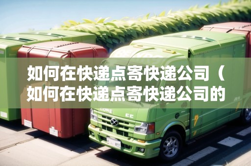 如何在快遞點(diǎn)寄快遞公司（如何在快遞點(diǎn)寄快遞公司的東西）