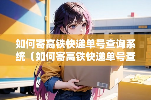 如何寄高鐵快遞單號查詢系統(tǒng)（如何寄高鐵快遞單號查詢系統(tǒng)電話）