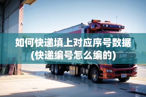如何快遞填上對應序號數(shù)據(jù)(快遞編號怎么編的)