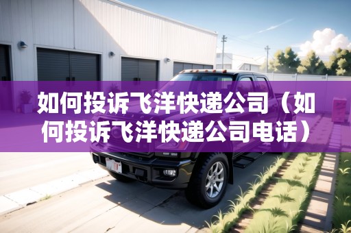 如何投訴飛洋快遞公司（如何投訴飛洋快遞公司電話(huà)）