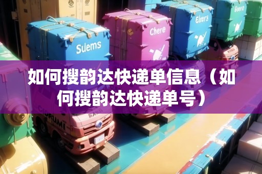如何搜韻達(dá)快遞單信息（如何搜韻達(dá)快遞單號(hào)）