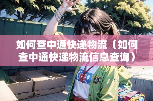 如何查中通快遞物流（如何查中通快遞物流信息查詢）