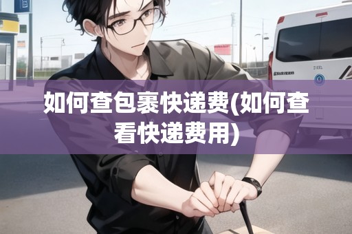 如何查包裹快遞費(如何查看快遞費用)