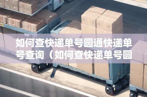 如何查快遞單號(hào)圓通快遞單號(hào)查詢（如何查快遞單號(hào)圓通快遞單號(hào)查詢物流信息）