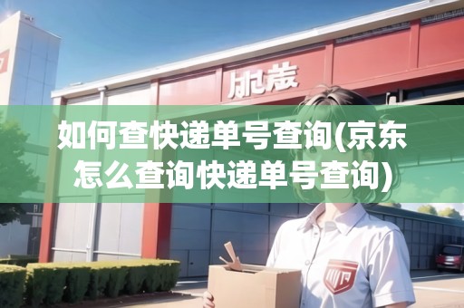 如何查快遞單號查詢(京東怎么查詢快遞單號查詢)