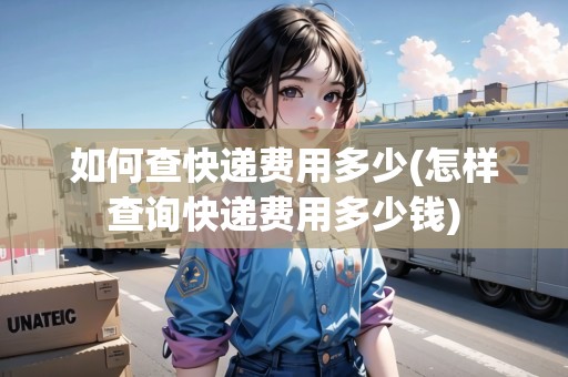 如何查快遞費用多少(怎樣查詢快遞費用多少錢)
