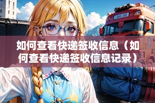 如何查看快遞簽收信息（如何查看快遞簽收信息記錄）