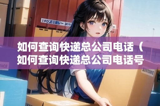 如何查詢快遞總公司電話（如何查詢快遞總公司電話號碼）
