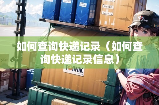 如何查詢快遞記錄（如何查詢快遞記錄信息）
