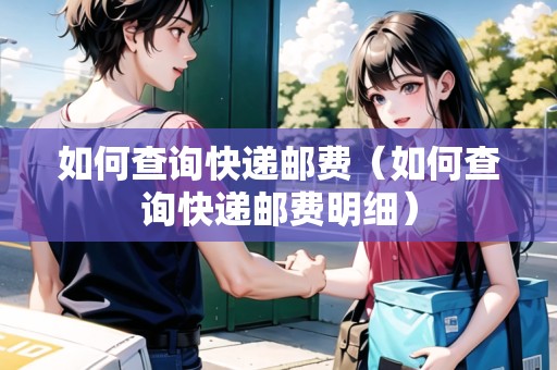 如何查詢快遞郵費(fèi)（如何查詢快遞郵費(fèi)明細(xì)）