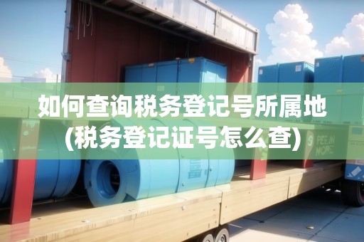 如何查詢稅務(wù)登記號所屬地(稅務(wù)登記證號怎么查)