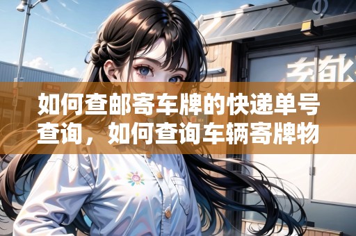 如何查郵寄車牌的快遞單號查詢，如何查詢車輛寄牌物流