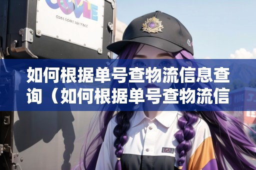 如何根據(jù)單號查物流信息查詢（如何根據(jù)單號查物流信息查詢快遞）