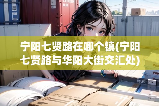 寧陽七賢路在哪個(gè)鎮(zhèn)(寧陽七賢路與華陽大街交匯處)