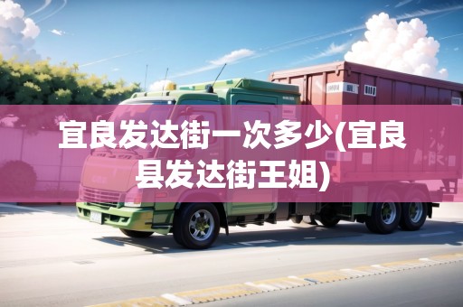 宜良發(fā)達(dá)街一次多少(宜良縣發(fā)達(dá)街王姐)