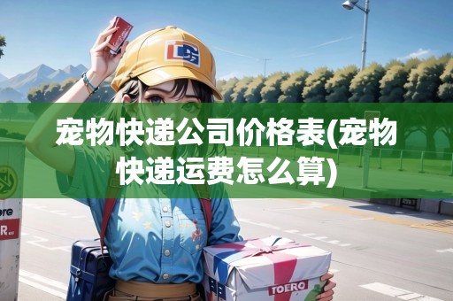 寵物快遞公司價(jià)格表(寵物快遞運(yùn)費(fèi)怎么算)