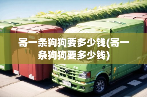 寄一條狗狗要多少錢(寄一條狗狗要多少錢)