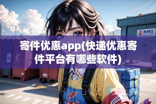 寄件優(yōu)惠app(快遞優(yōu)惠寄件平臺有哪些軟件)