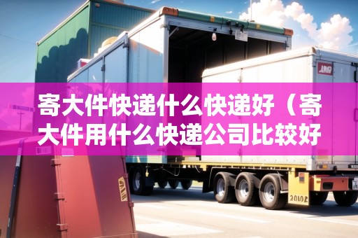 寄大件快遞什么快遞好（寄大件用什么快遞公司比較好）