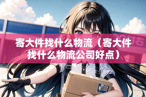 寄大件找什么物流（寄大件找什么物流公司好點）