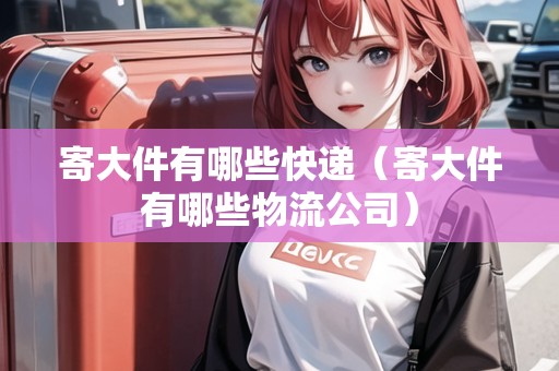 寄大件有哪些快遞（寄大件有哪些物流公司）