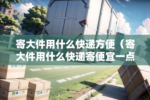 寄大件用什么快遞方便（寄大件用什么快遞寄便宜一點(diǎn)）