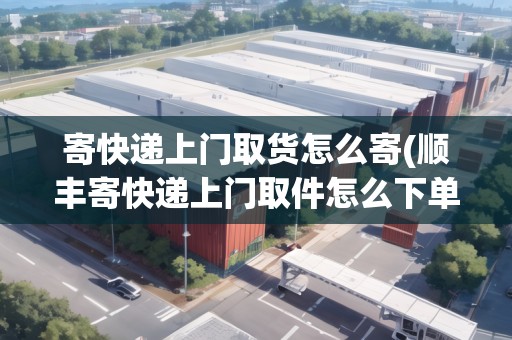 寄快遞上門取貨怎么寄(順豐寄快遞上門取件怎么下單)