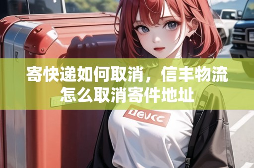 寄快遞如何取消，信豐物流怎么取消寄件地址