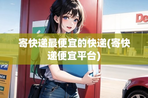 寄快遞最便宜的快遞(寄快遞便宜平臺(tái))