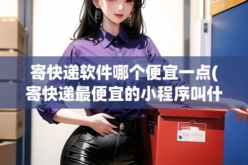 寄快遞軟件哪個便宜一點(寄快遞最便宜的小程序叫什么)